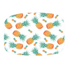 Pineapple Background Pattern Fruit Mini Square Pill Box by Wegoenart