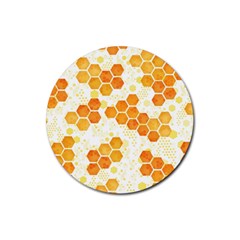 Background Wallpaper Backdrop Rubber Round Coaster (4 Pack) by Wegoenart