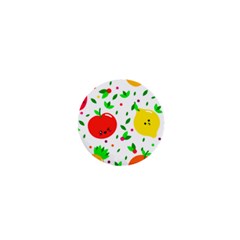 Pattern Fruit Fruits Orange Green 1  Mini Magnets by Wegoenart