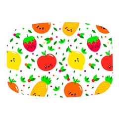 Pattern Fruit Fruits Orange Green Mini Square Pill Box by Wegoenart