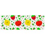 Pattern Fruit Fruits Orange Green Banner and Sign 9  x 3  Front