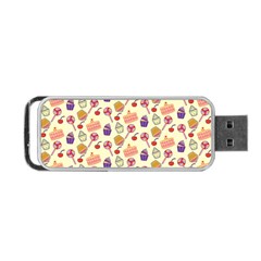 Cupcake Pattern Lollipop Portable Usb Flash (one Side) by Wegoenart