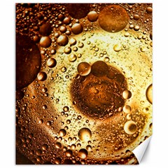 Olive Oil Bubbles Gold Oil Food Canvas 20  X 24  by Wegoenart