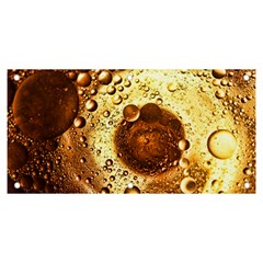 Olive Oil Bubbles Gold Oil Food Banner And Sign 6  X 3  by Wegoenart