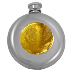 Beer Drink Glass Yellow Cup Bar Round Hip Flask (5 Oz) by Wegoenart