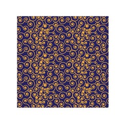 Spiral Pattern Texture Fractal Square Satin Scarf (30  X 30 )