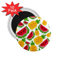 Watermelon Pattern Fruit Summer 2.25  Magnets (10 pack) 