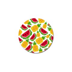 Watermelon Pattern Fruit Summer Golf Ball Marker (4 pack)