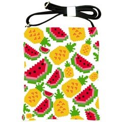 Watermelon Pattern Fruit Summer Shoulder Sling Bag