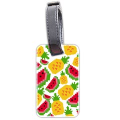 Watermelon Pattern Fruit Summer Luggage Tag (two sides)