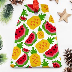 Watermelon Pattern Fruit Summer Ornament (Bell)