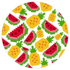 Watermelon Pattern Fruit Summer Round Trivet