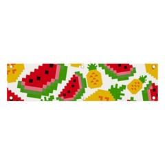 Watermelon Pattern Fruit Summer Banner And Sign 4  X 1 