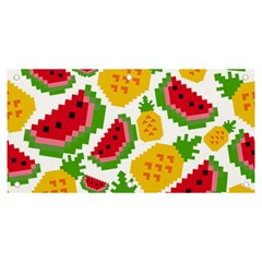 Watermelon Pattern Fruit Summer Banner and Sign 6  x 3 