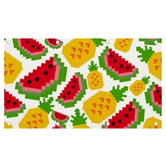 Watermelon Pattern Fruit Summer Banner and Sign 7  x 4 