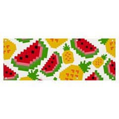 Watermelon Pattern Fruit Summer Banner And Sign 8  X 3  by Wegoenart