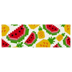 Watermelon Pattern Fruit Summer Banner and Sign 12  x 4 