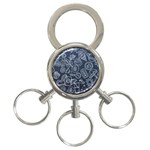 Internet Planet Drink Computer 3-Ring Key Chain Front