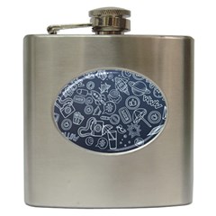 Internet Planet Drink Computer Hip Flask (6 Oz) by Wegoenart