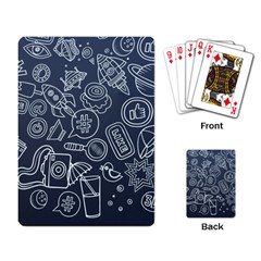 Internet Planet Drink Computer Playing Cards Single Design (rectangle) by Wegoenart