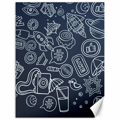 Internet Planet Drink Computer Canvas 12  X 16  by Wegoenart