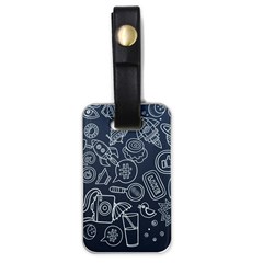 Internet Planet Drink Computer Luggage Tag (one Side) by Wegoenart