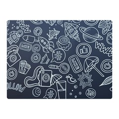 Internet Planet Drink Computer Double Sided Flano Blanket (mini)  by Wegoenart