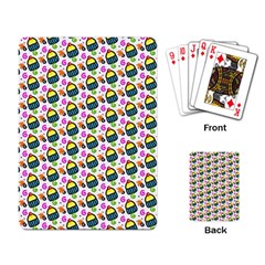 Sweet Dessert Food Cake Pattern Playing Cards Single Design (rectangle) by Wegoenart