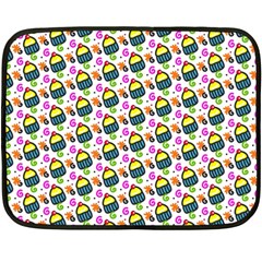 Sweet Dessert Food Cake Pattern Double Sided Fleece Blanket (mini)  by Wegoenart