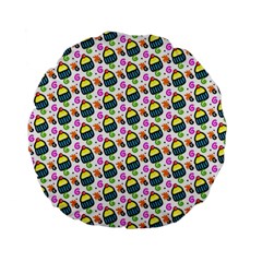 Sweet Dessert Food Cake Pattern Standard 15  Premium Round Cushions by Wegoenart