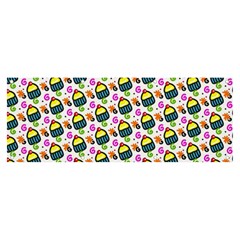 Sweet Dessert Food Cake Pattern Banner And Sign 8  X 3  by Wegoenart