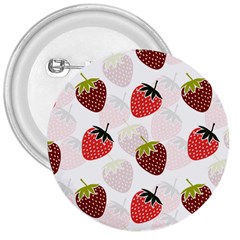 Strawberry Pattern Background 3  Buttons by Wegoenart