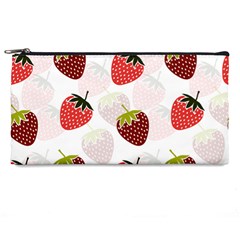 Strawberry Pattern Background Pencil Case by Wegoenart