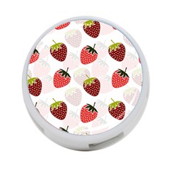 Strawberry Pattern Background 4-port Usb Hub (one Side) by Wegoenart