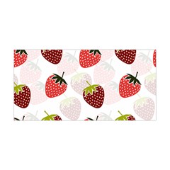 Strawberry Pattern Background Yoga Headband by Wegoenart