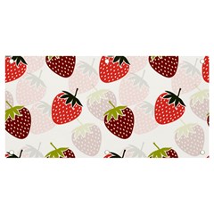 Strawberry Pattern Background Banner And Sign 4  X 2 