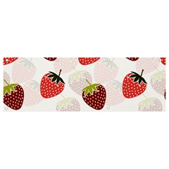 Strawberry Pattern Background Banner And Sign 9  X 3 