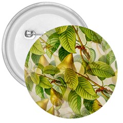 Pear Fruit Tree Organic Pattern 3  Buttons by Wegoenart