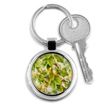 Pear Fruit Tree Organic Pattern Key Chain (Round) Front