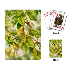 Pear Fruit Tree Organic Pattern Playing Cards Single Design (rectangle) by Wegoenart