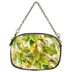 Pear Fruit Tree Organic Pattern Chain Purse (one Side) by Wegoenart