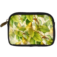 Pear Fruit Tree Organic Pattern Digital Camera Leather Case by Wegoenart