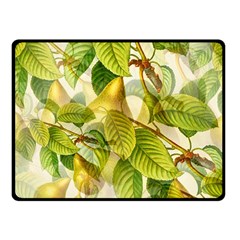 Pear Fruit Tree Organic Pattern Fleece Blanket (small) by Wegoenart