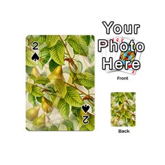 Pear Fruit Tree Organic Pattern Playing Cards 54 Designs (mini) by Wegoenart