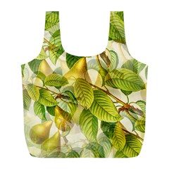 Pear Fruit Tree Organic Pattern Full Print Recycle Bag (l) by Wegoenart