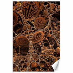 Fractal Render 3d Honeycomb Canvas 24  X 36  by Wegoenart