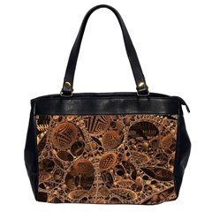 Fractal Render 3d Honeycomb Oversize Office Handbag (2 Sides) by Wegoenart