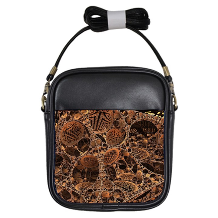 Fractal Render 3d Honeycomb Girls Sling Bag