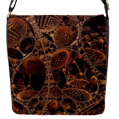 Fractal Render 3d Honeycomb Flap Closure Messenger Bag (s) by Wegoenart