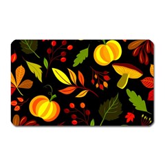 Pumpkin Fall Autumn October Magnet (rectangular) by Wegoenart